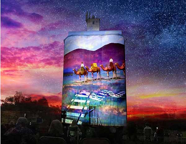 Quorn Silo Light Show attraction among winners of Tourism Awards for Public Art programs