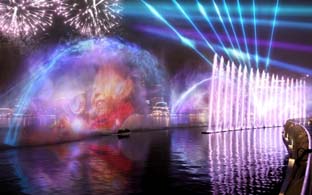 Largest light and water spectacular in South East Asia