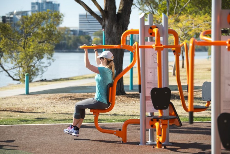 New outdoor gym enjoys spectacular Brisbane River location
