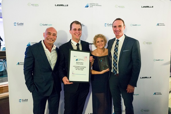 Belmont Oasis Leisure Centre named top council facility at 2019 Australian Fitness Awards
