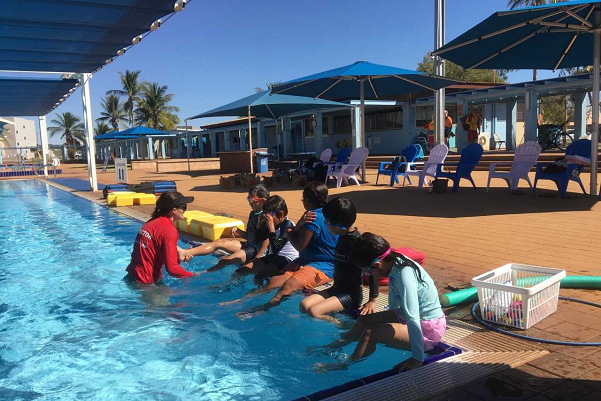 South Hedland primary school children learn to Swim My Way