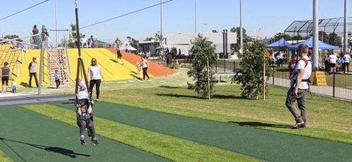 Sydney Eastern Suburbs park enhanced with skate park and inclusive playground