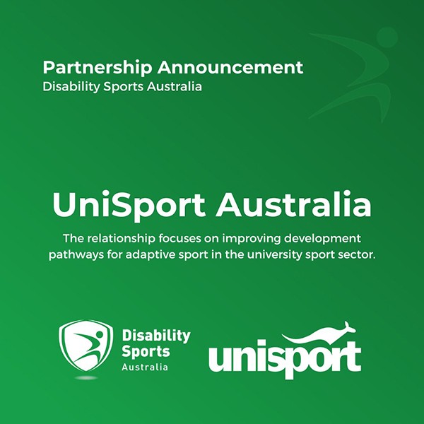 Disability Sports Australia and UniSport Australia announce national partnership