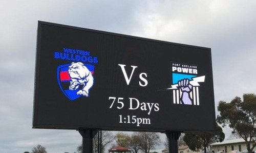New scoreboard and seats unveiled at Ballarat’s Eureka Stadium