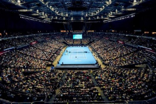 Sell-out crowd watches FAST4 Tennis at the Allphones Arena