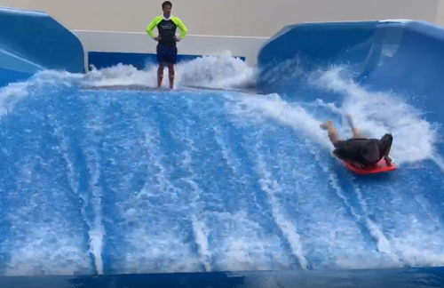 Innovative artificial wave ride opens in western Sydney