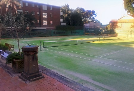 Grand Slam and Polytan deliver new synthetic grass courts for Northern Suburbs Tennis Association