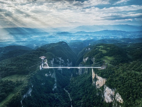 Safety concerns see glass bridges closed in China’s Heibei province