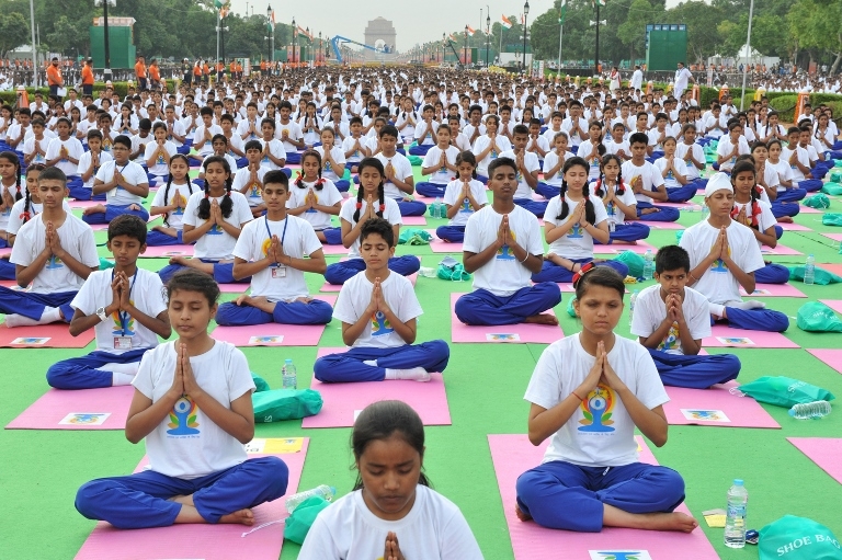 International Yoga Day marked around the world