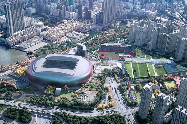 Populous sees Kai Tak Sports Park plan as setting a new multipurpose sport precinct benchmark