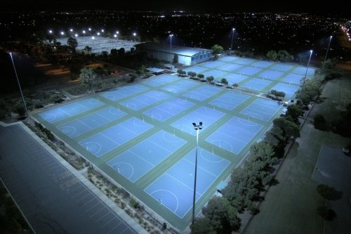 Gerard Lighting illuminates 30 netball courts at Perth’s Kingsway Sporting Complex