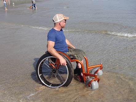 Parks Victoria introduces beach wheelchair at Wilsons Promontory