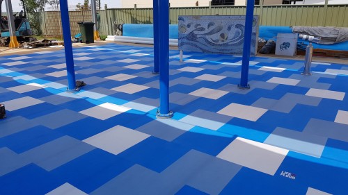 First Life Floor anti-slip installation completed at Julia Creek Swimming Pool