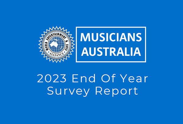 Latest MEAA survey confirms musicians to be the face of Australia’s insecure work crisis