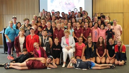 Olympic great inspires youth at SA Aquatic and Leisure Centre