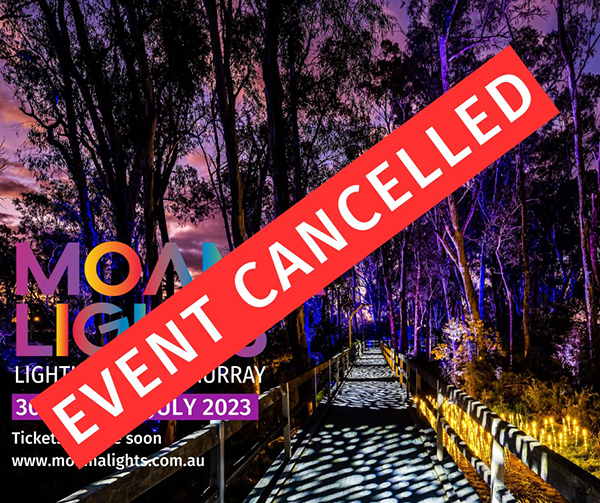 Rising water fears cause cancellation of light component of Moama Lights Festival