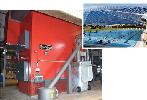 Mount Gambier Aquatic Centre’s new biomass boiler helps the environment