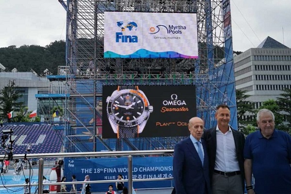 World Swimming Championships marks 10 years of partnership between FINA and Myrtha Pools
