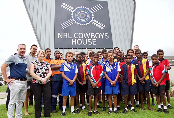 New training and recreational space for NRL Cowboys House
