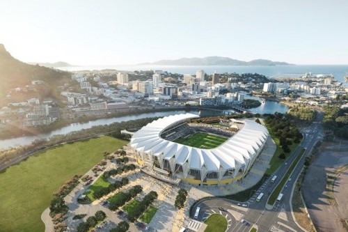 Queensland Government releases latest images of new Townsville Stadium