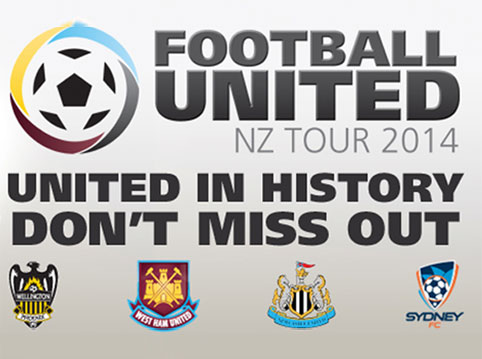 Airport welcome for Sydney FC and Newcastle United