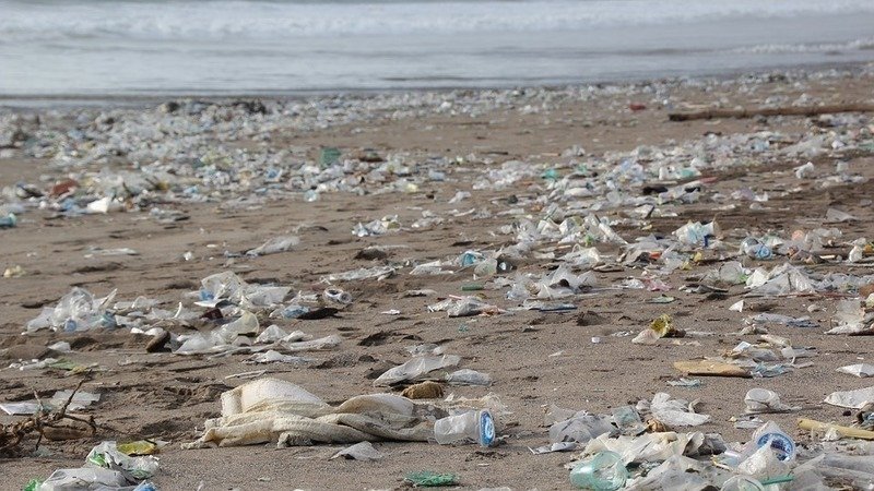 Swamped with marine garbage, popular Bali beaches require massive daily clean up