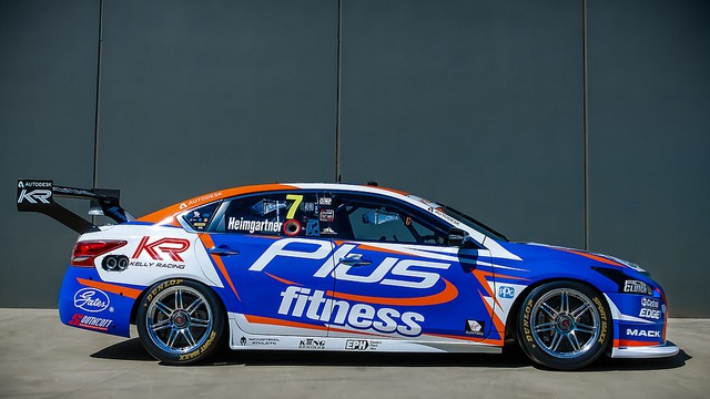 Plus Fitness partner with Kelly Racing and Heimgartner for 2019 Supercars season