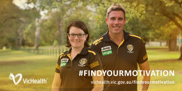 Richmond Football Club promotes female fitness in partnership with VicHealth