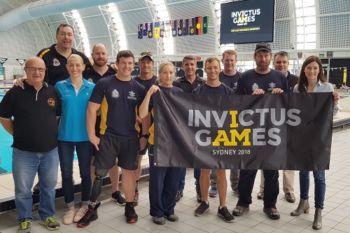 Invictus Games Swimmers prepare at the SA Aquatic and Leisure Centre