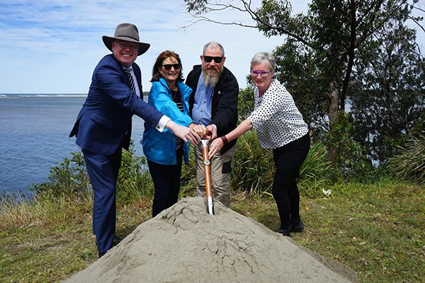 Construction begins on the Shoalhaven River Road Foreshore
