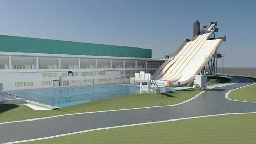 New funding announced for aerial ski water ramp training facility