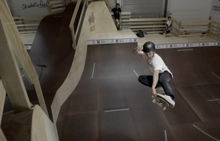 Skateboard facility to help elite surfers develop their aerial skills