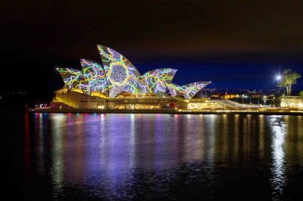Vivid Sydney puts a glow on the harbour city