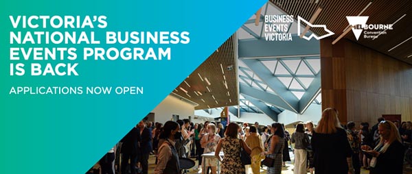 Cash grants available to offset costs for hosting business events anywhere in Victoria