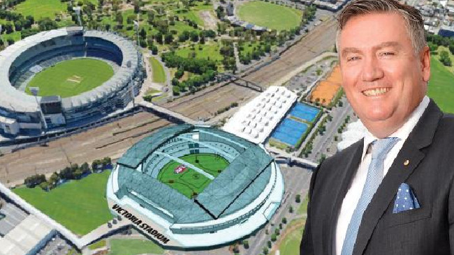 Collingwood’s McGuire leads push to demolish Melbourne’s Etihad Stadium and Hisense Arena for new AFL venue