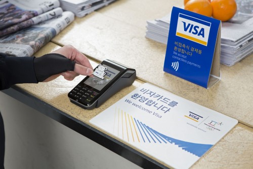 VISA introduces wearable payment devices for fans for PyeongChang Winter Olympics