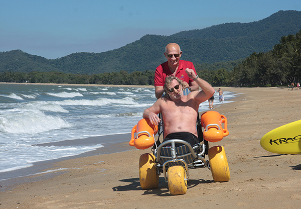 Cairns Regional Council purchases beach wheelchairs and mobi mats for inclusive access