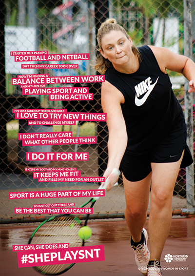 Northern Territory launches campaign to inspire women to be active and participate in sport