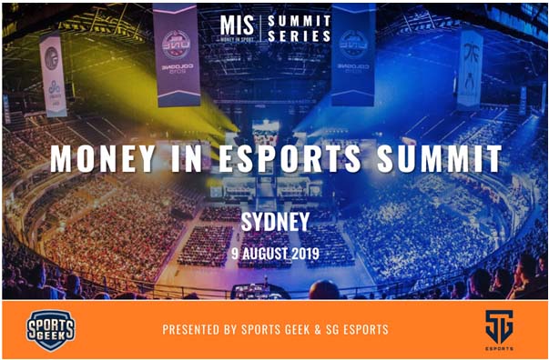 Money In Esports Summit coming to Sydney