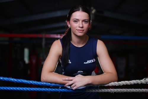 picture Skye Nicolson face of adidas combat sports.