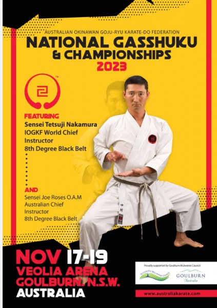 Goulburn’s Veolia Arena to hold Karate training camp, championships and public demonstrations