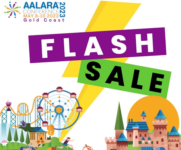 Flash sale for AALARA 2023 conference registrations