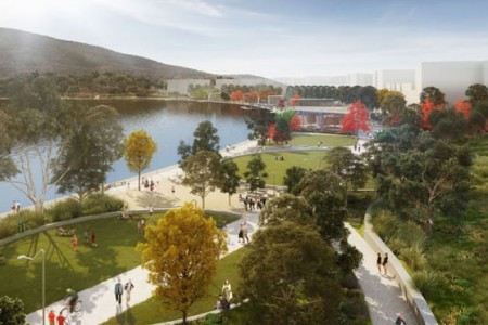 ACT Government backs City to the Lake parks project