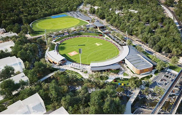 Construction commences on AFLW Brisbane Lions new stadium