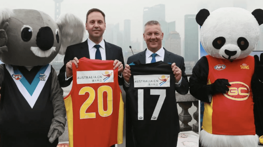 AFL Shanghai fixture part of wider sporting diplomacy