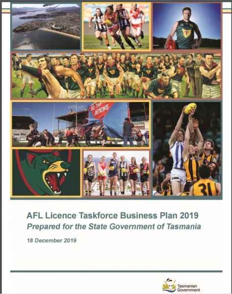 AFL Taskforce report shows Tasmanian team viable and sustainable