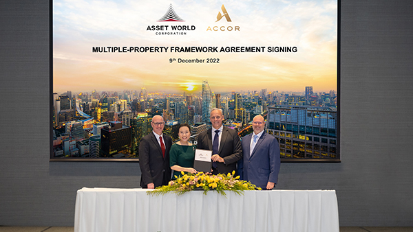 First strategic partnership developed between Accor and Asset World Corporation