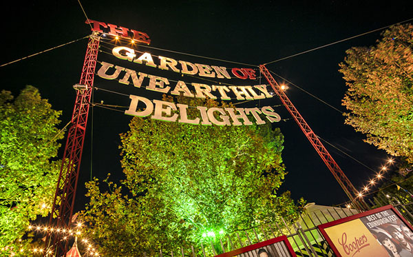 Garden of Unearthly Delights first festival to use thousands of litres of recycled water 