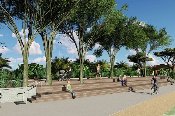 New foreshore redevelopment revealed at Airlie Beach