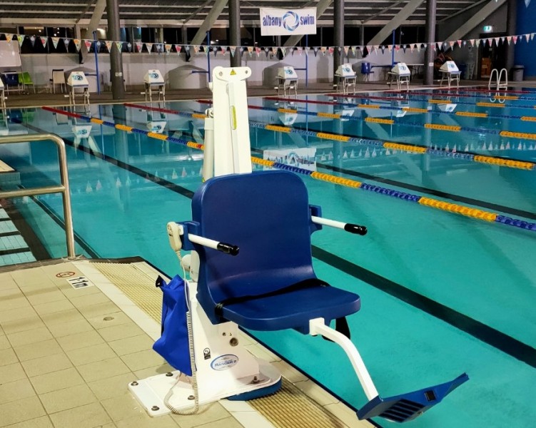 New hoist enhances swimming access at Albany Leisure and Aquatic Centre